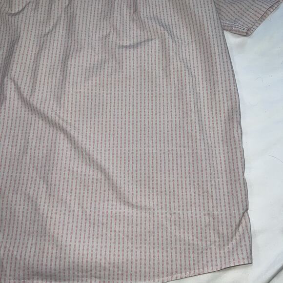 William Murray Shirt Mens Size XL Pink White Beer Beersucker Golf Button Down SS - Picture 15 of 15